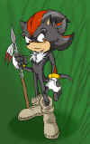 Sonic Fanart of Shadow the Hedgehog, Shadow is property of Sega