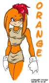 Orange the Echidna from TMS! Orange is property of Psyguy.