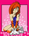 Tiger girl, I was playing around with blending effects for this one.